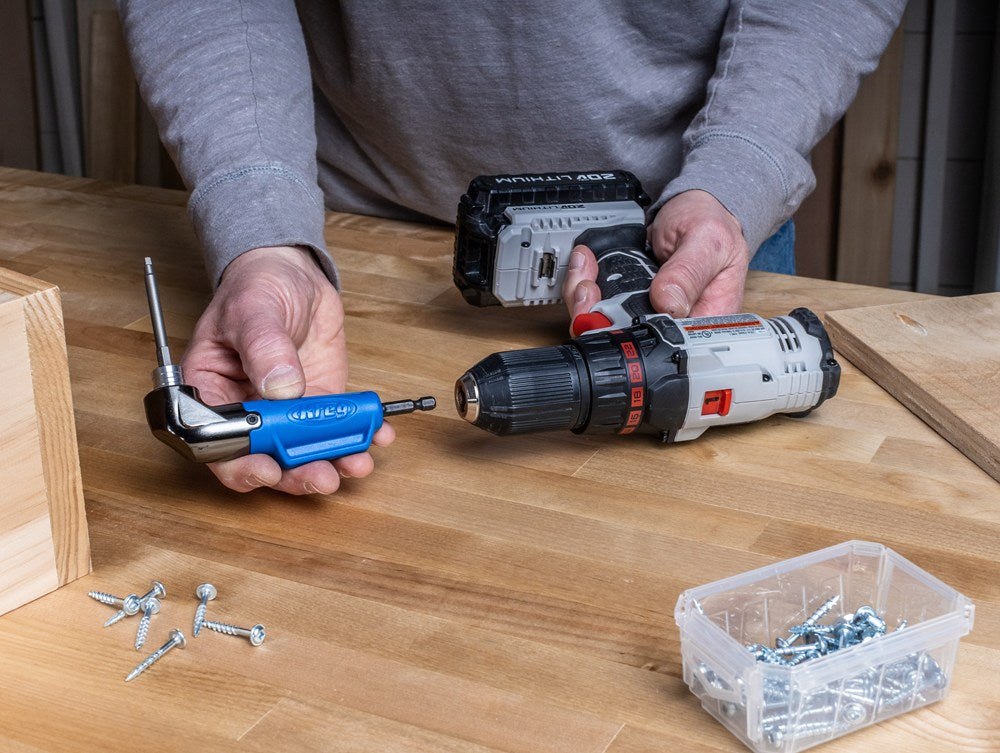Haakse bithouder met 1/4"aansluiting
