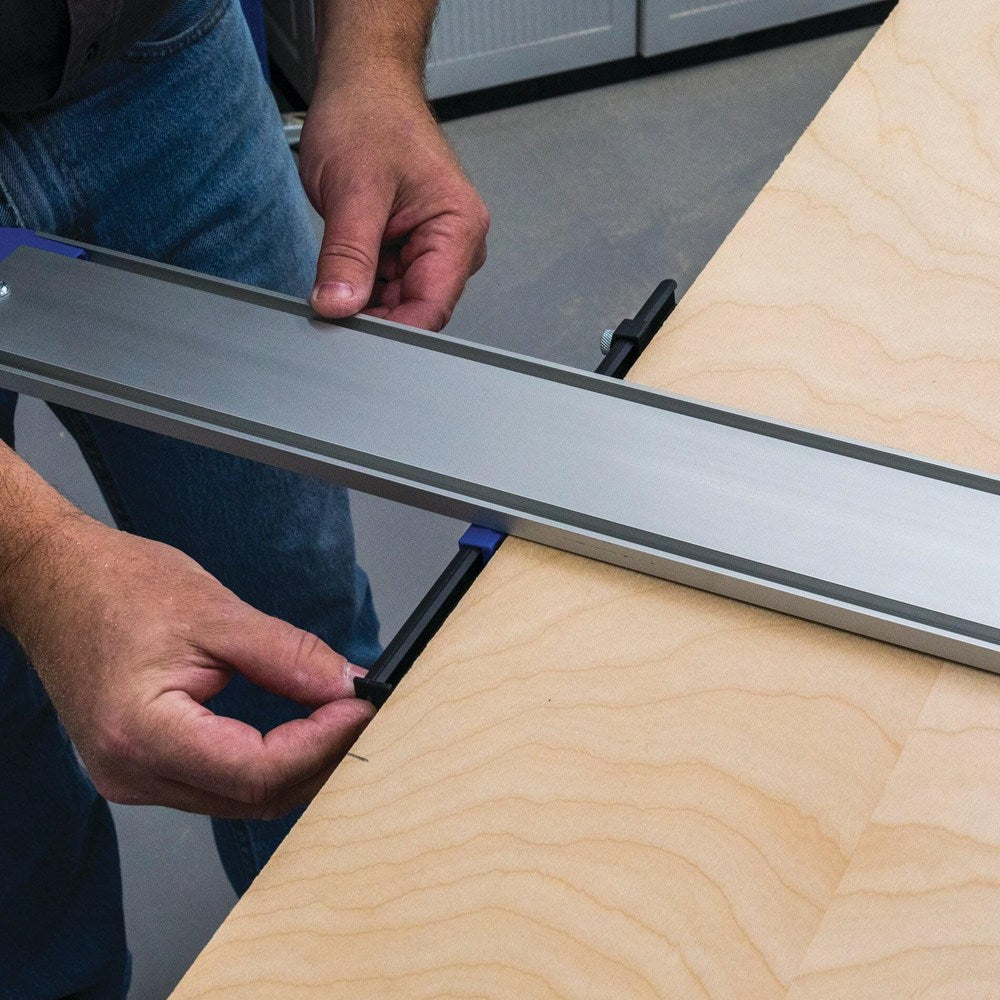 Aanslagliniaal zagen tot aan 1219 mm geanodiseerd aluminium