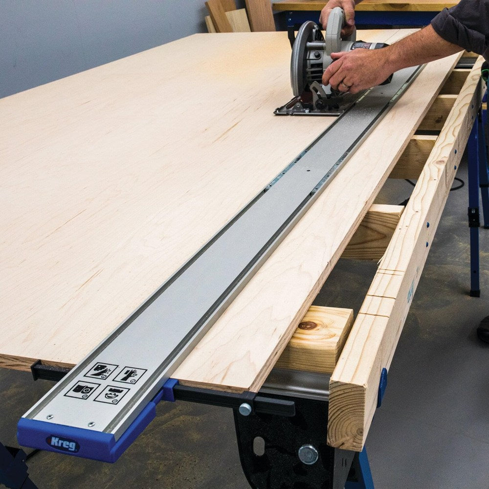 Aanslagliniaal XL 2438mm 2x2 delen incl. verbindingsstukken