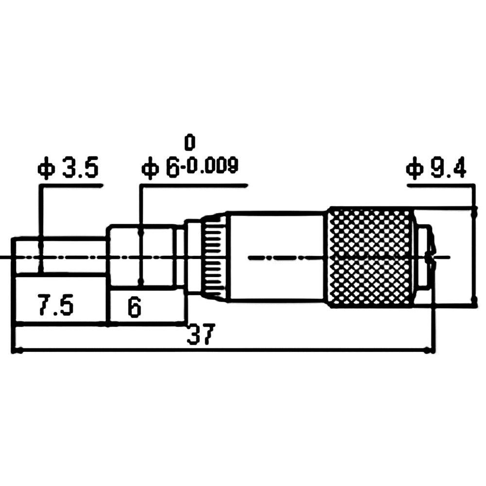 Meetschroeven 0-6,5mm vlak, 37mm-2