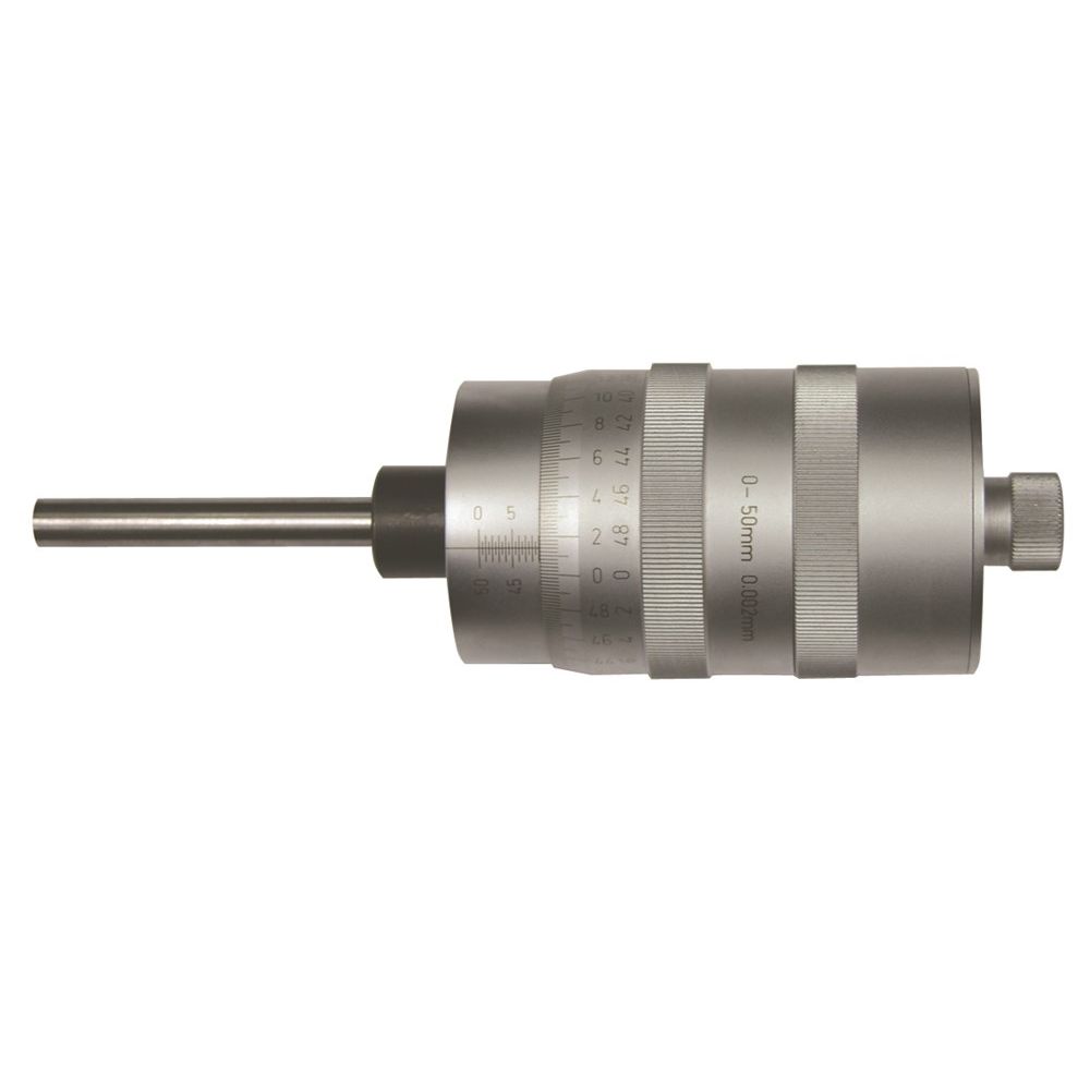 Ingebouwde meetschroef 0-25mm Spindel 8mm, met ratel, vlak-0