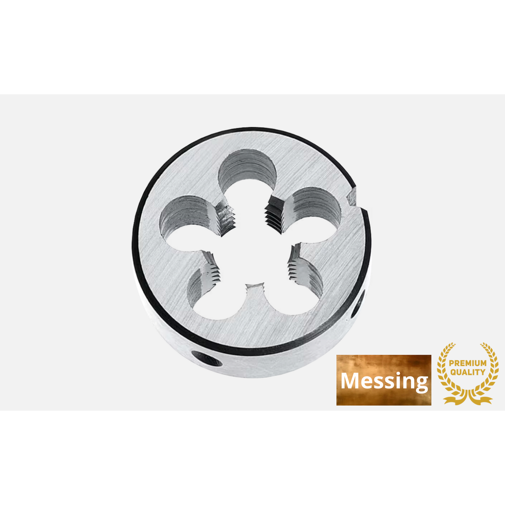 Phantom HSS Ronde Snijplaat DIN EN 22568 Metrisch, schilaansnijding, gelept, Messing