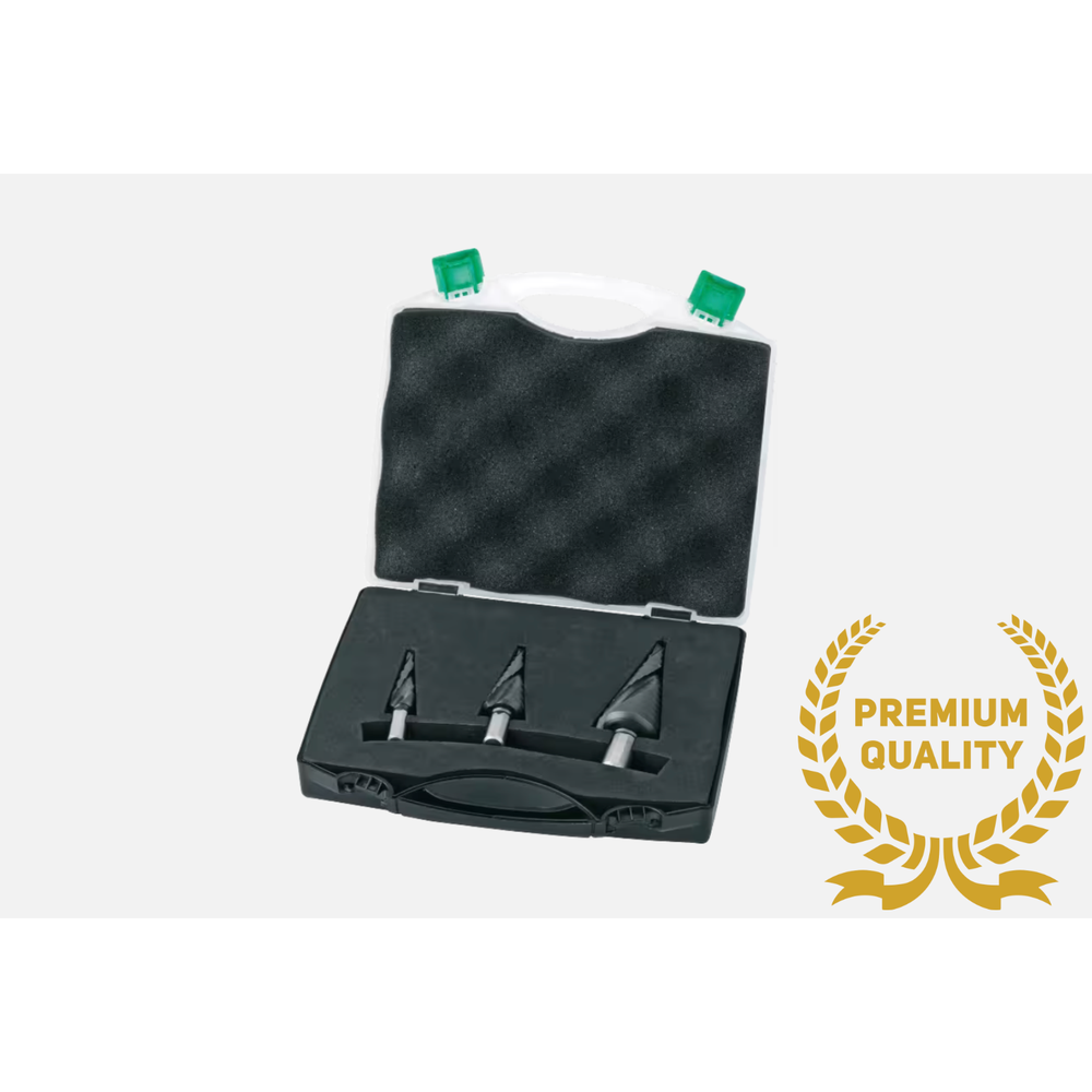 Phantom HSS Set Getrapte Plaatboren gespiraliseerd‚ 44.134‚ TiAlN 4-30 mm