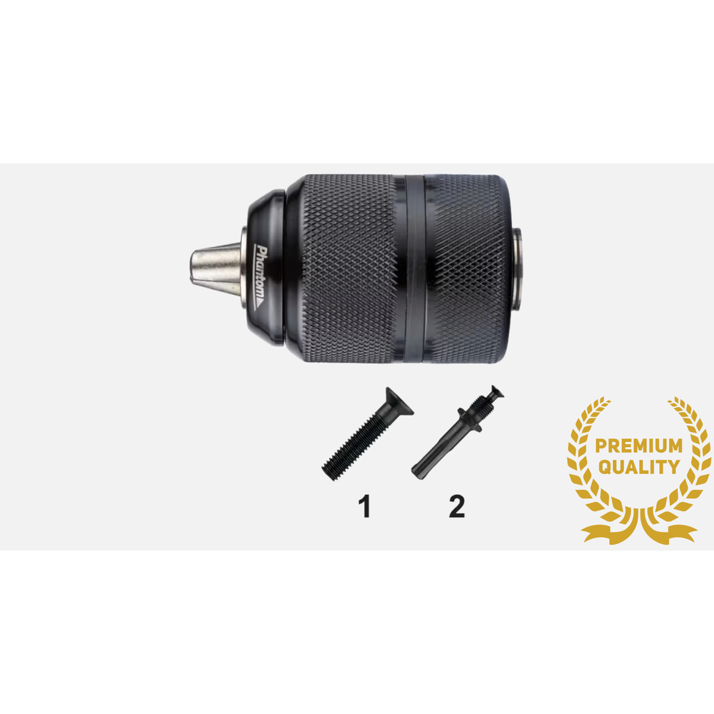 Phantom Snelspanboorhouder, in metalen uitvoering, met spankrachtborging