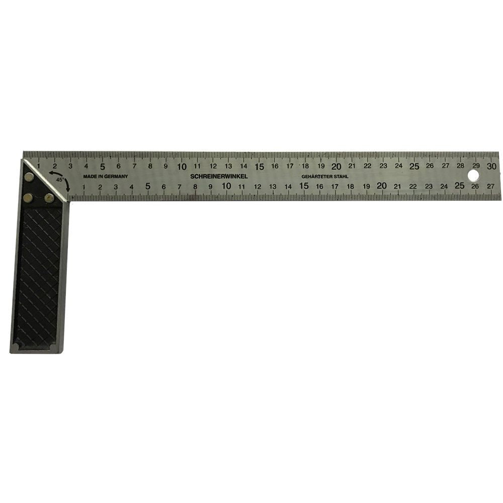 Schrijfhaak 400x32mm zwart gelakt stalen blad-0