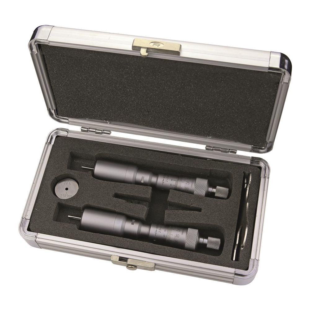 2dlg set precisie interne metvoet 2-3mm met verstelring 2,5mm, blinde gaten-0