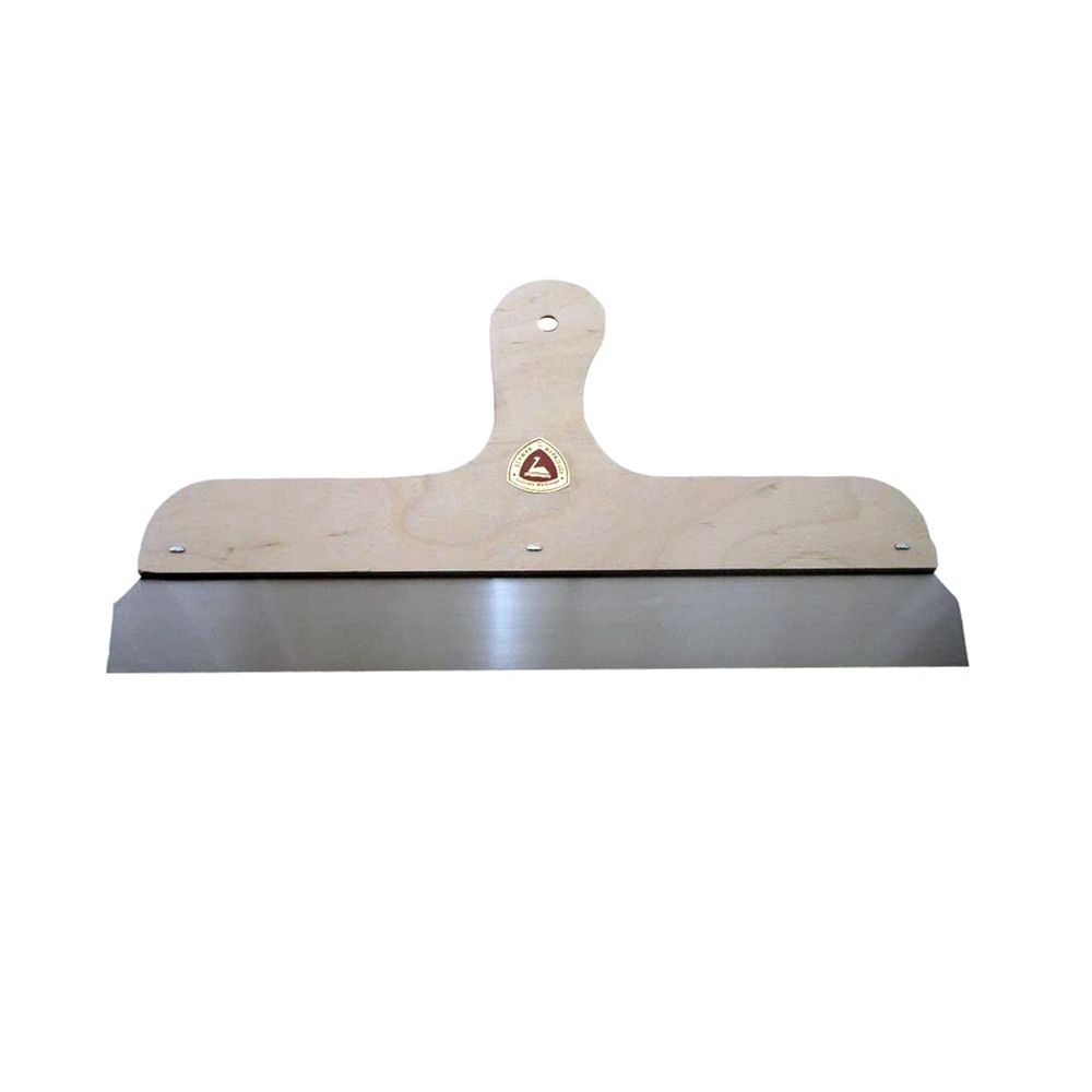 Pleistermes RVS met houten handvat 600mm-0