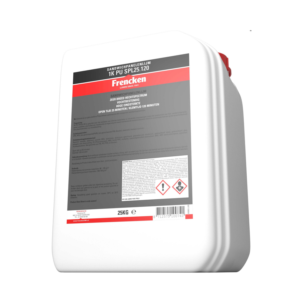 Sandwichpanelenlijm 1K PU SPL25.120 (Kan 25 kg)