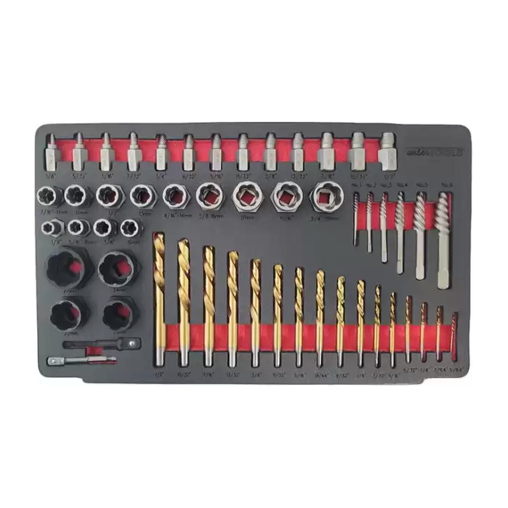 54pcs Screw extractor/Drill bit set