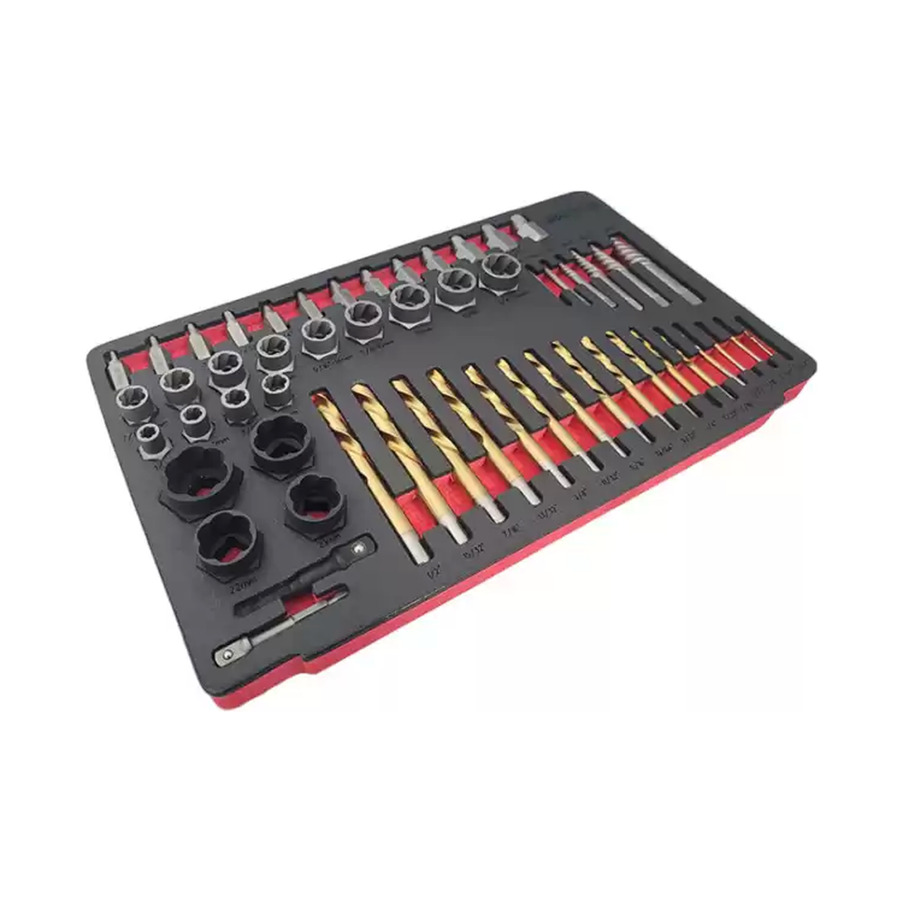 54pcs Screw extractor/Drill bit set