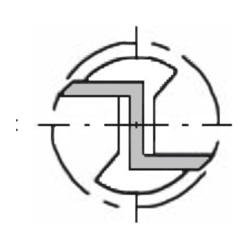 GROEFFREES Ø 16 X 20 MM, TL=70 MM, S=8 MM, HW