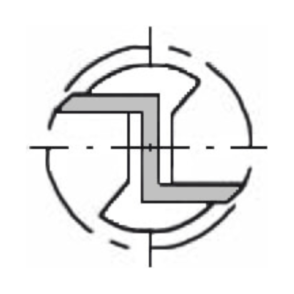GROEFFREES Ø 25 X 16 MM, TL=70 MM, S=8 MM, HW