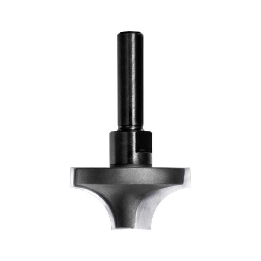 KWARTRONDPROFIELFREES R=12,7 MM ONDERKANT INGELEGD HW, D=37,4 MM, S=6 MM, HW