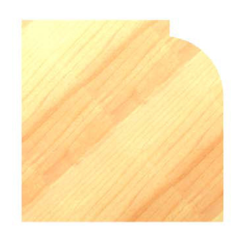 KWARTRONDPROFIELFREES R=15,0 MM ZONDER LAGER, D=44 MM, S=6 MM, HW