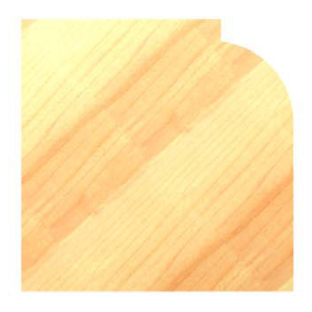 KWARTRONDPROFIELFREES R=15,0 MM ZONDER LAGER, D=44 MM, S=10 MM, HW