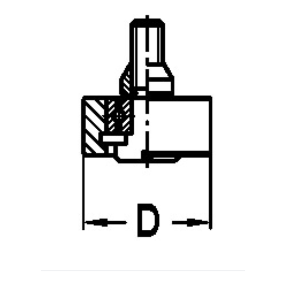 LAGERS COMPLEET T.B.V. BOVENFREZEN 39064-0-serie Type: D = 10,0 mm