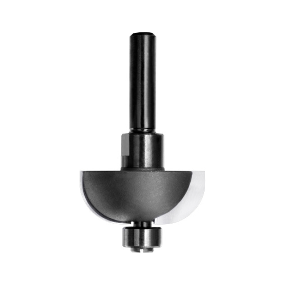 HALFHOLPROFIELFREES R=12,7 MM MET LAGER, D=37,4 MM, S=8 MM, HW