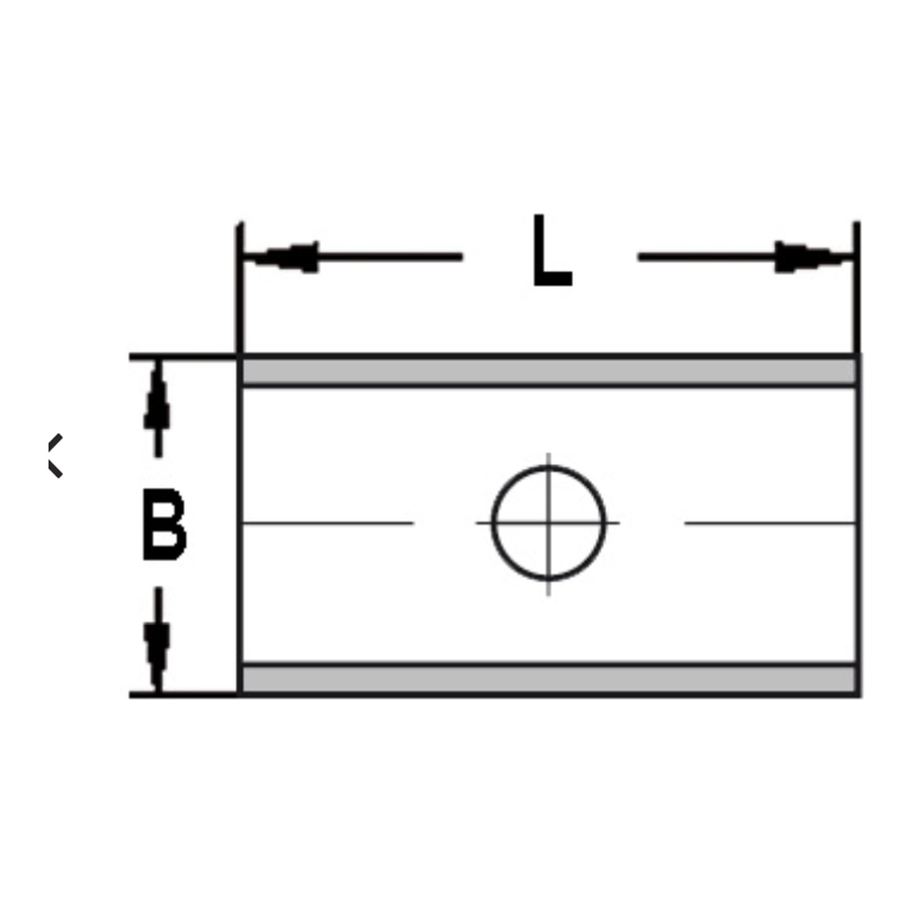 KEERMES 15,0 X 12,0 X 1,5 MM (1-GATS), TWEEZIJDIG GESLEPEN, HW