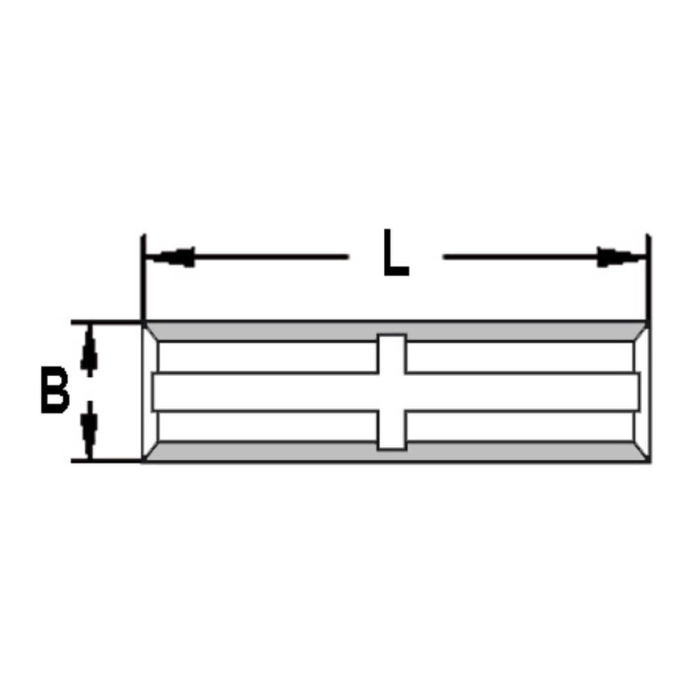 MINI-KEERMES 40,0 X 5,5 X 1,1 MM, VIERZIJDIG GESLEPEN, HW