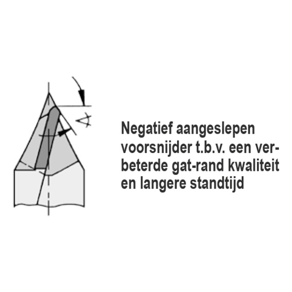 DREVELBOOR 4 MM SL=27 TL=57,5 LINK Schacht 10 mm SV