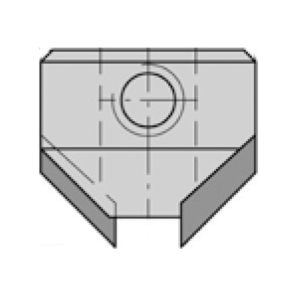 Verzinker D=16,0 mm x 90° Opname (d) = 5,0 mm