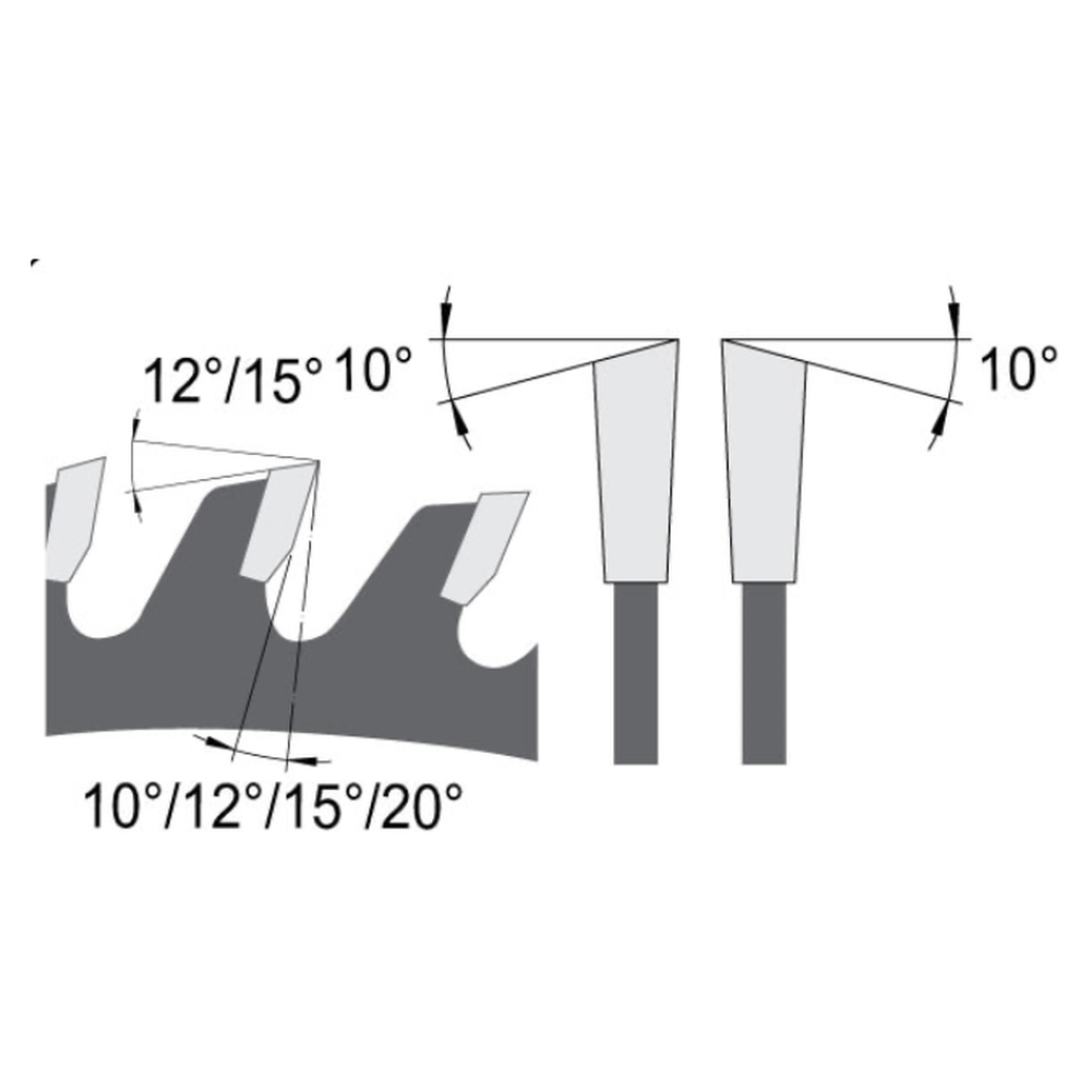 ZAAGBLAD Ø 170 MM, ASGAT 30 MM, B=2,60 MM, Z=48 WISSELTAND, HW Schulpen en afkorten