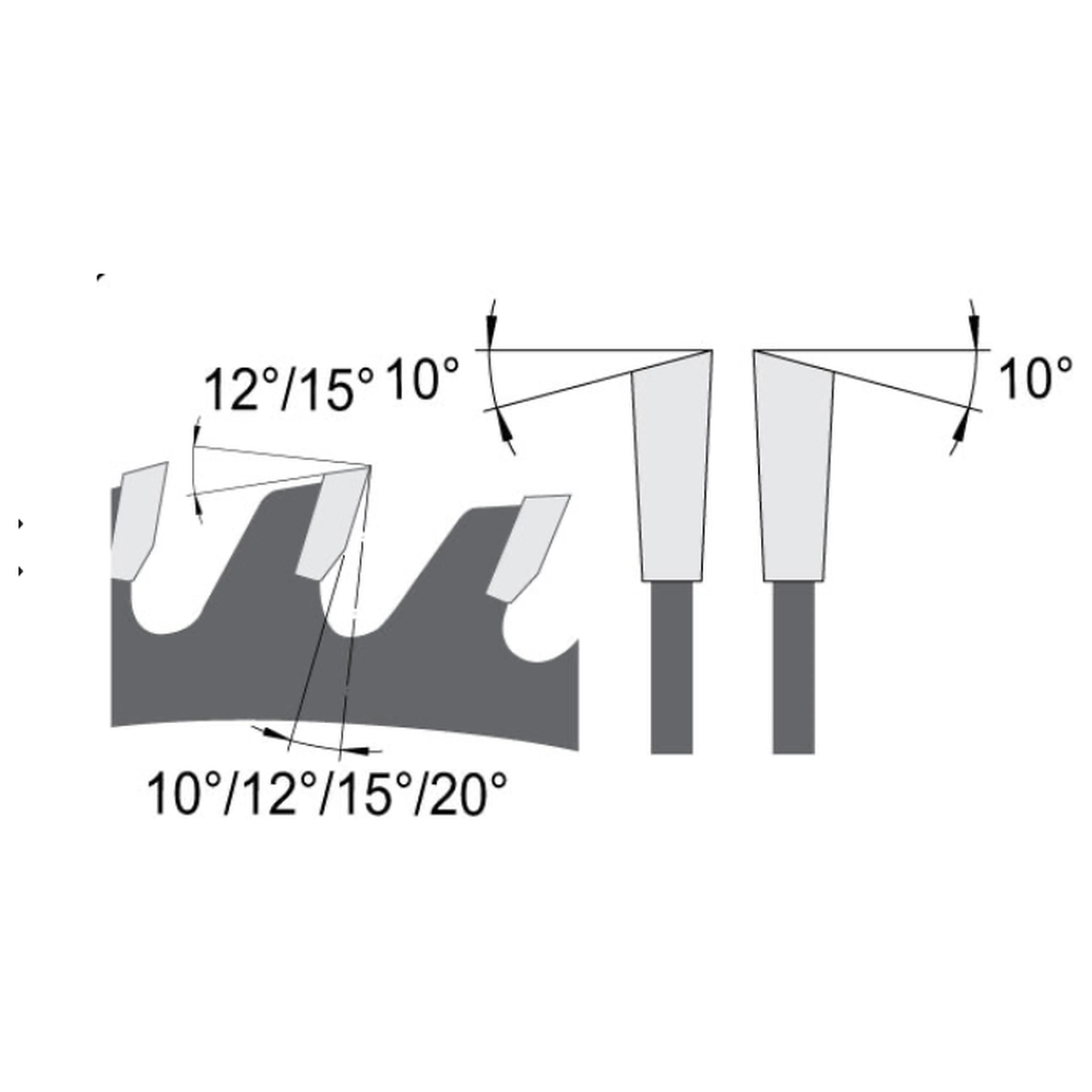 ZAAGBLAD Ø 180 MM, ASGAT 20 MM, B=2,80 MM, Z=30 WISSELTAND, HW Schulpen en afkorten