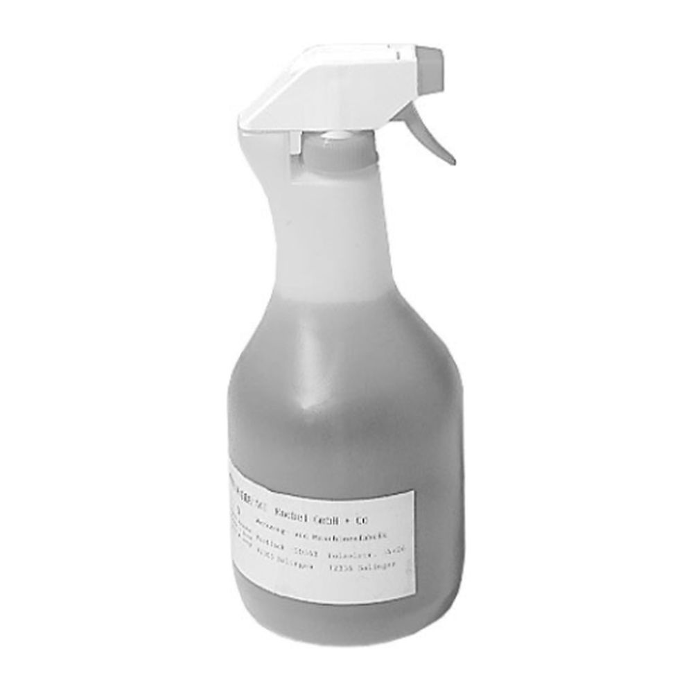 SNELONTHARSER IN 1 LITER FLACON MET SPUITBUS Voor het reinigen van gereedschappen