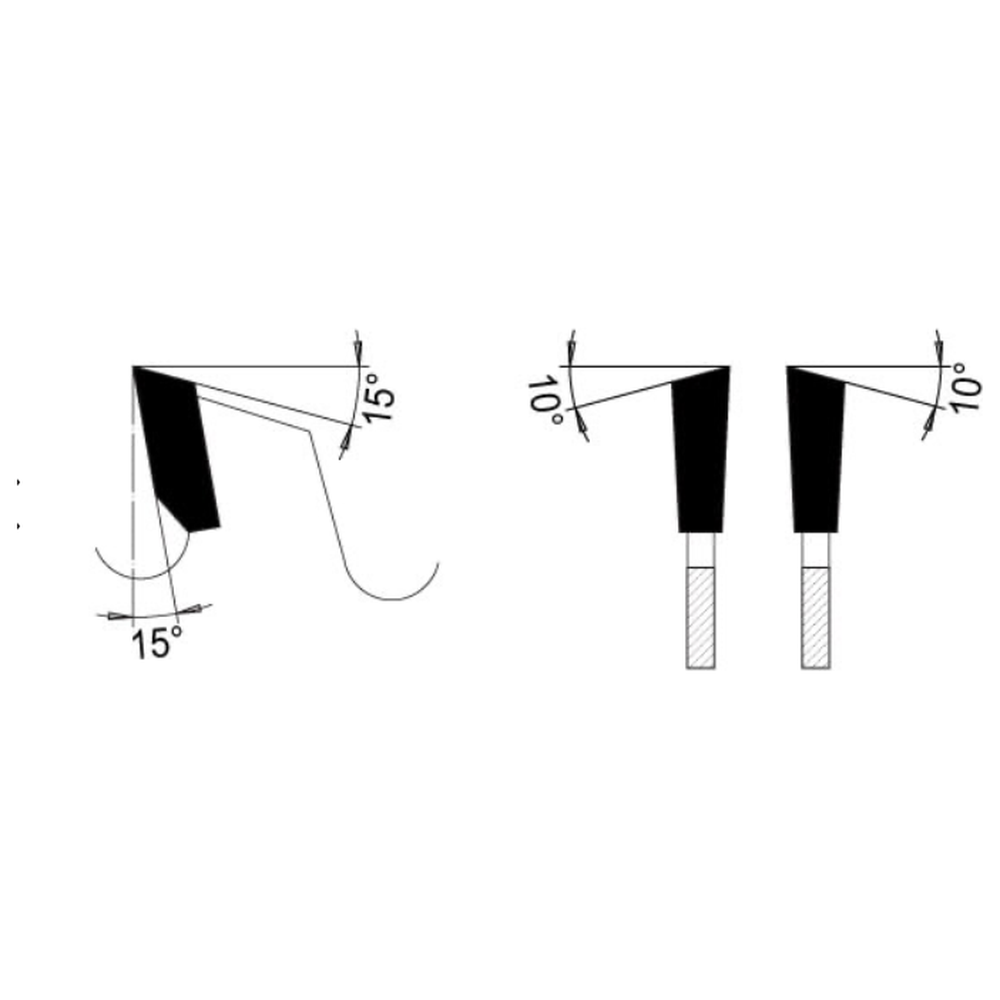 ZAAGBLAD Ø 300 MM, ASGAT 30 MM, B=3,20 MM, Z=48 WISSELTAND, HW Schulpen en afkorten