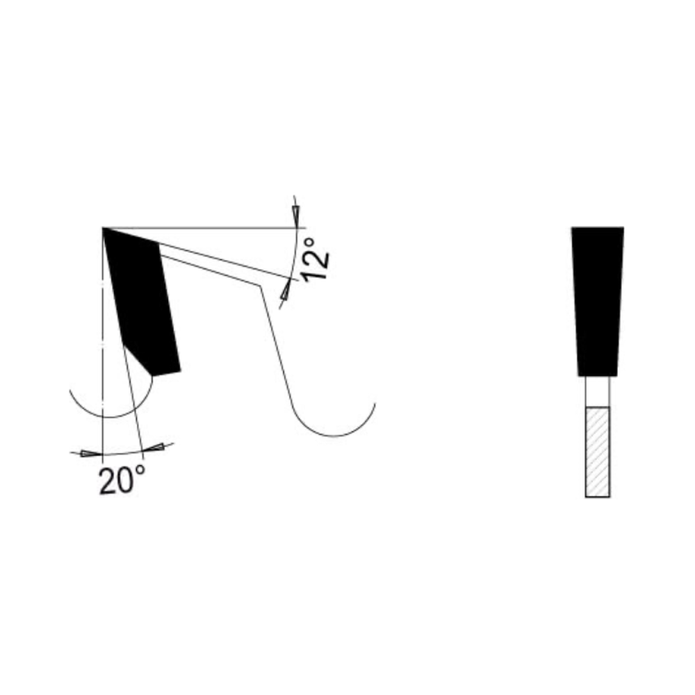 ZAAGBLAD Ø 250 MM, ASGAT 30 MM, B=3,40 MM, Z=16F+2, HW Schulpen tot max. 100 mm snijhoogte