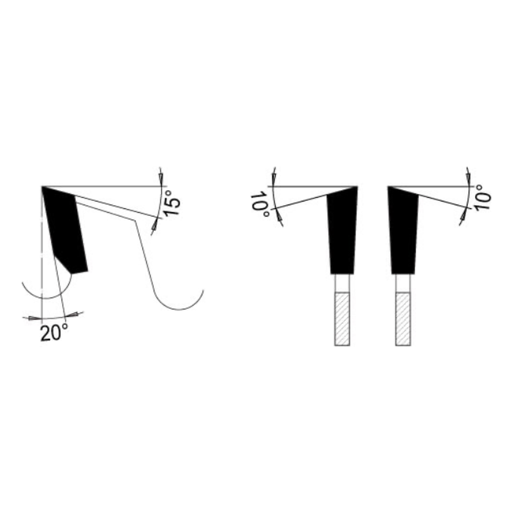 ZAAGBLAD Ø 450 MM, ASGAT 30 MM, B=4,20 MM, Z=36W+4, HW Schulpen en afkorten