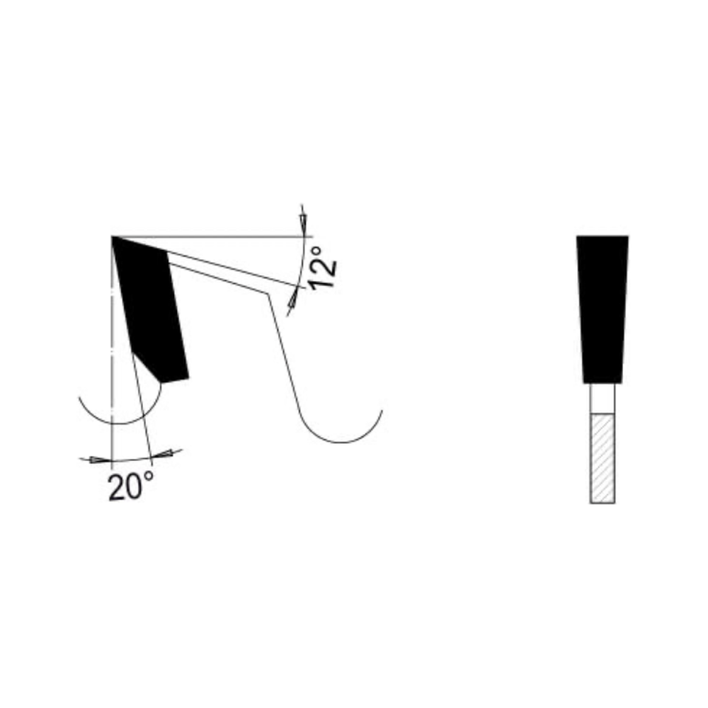 ZAAGBLAD Ø 300 MM, ASGAT 30 MM, B=3,40 MM, Z=28 VLAKTAND, HW Droog massief hout