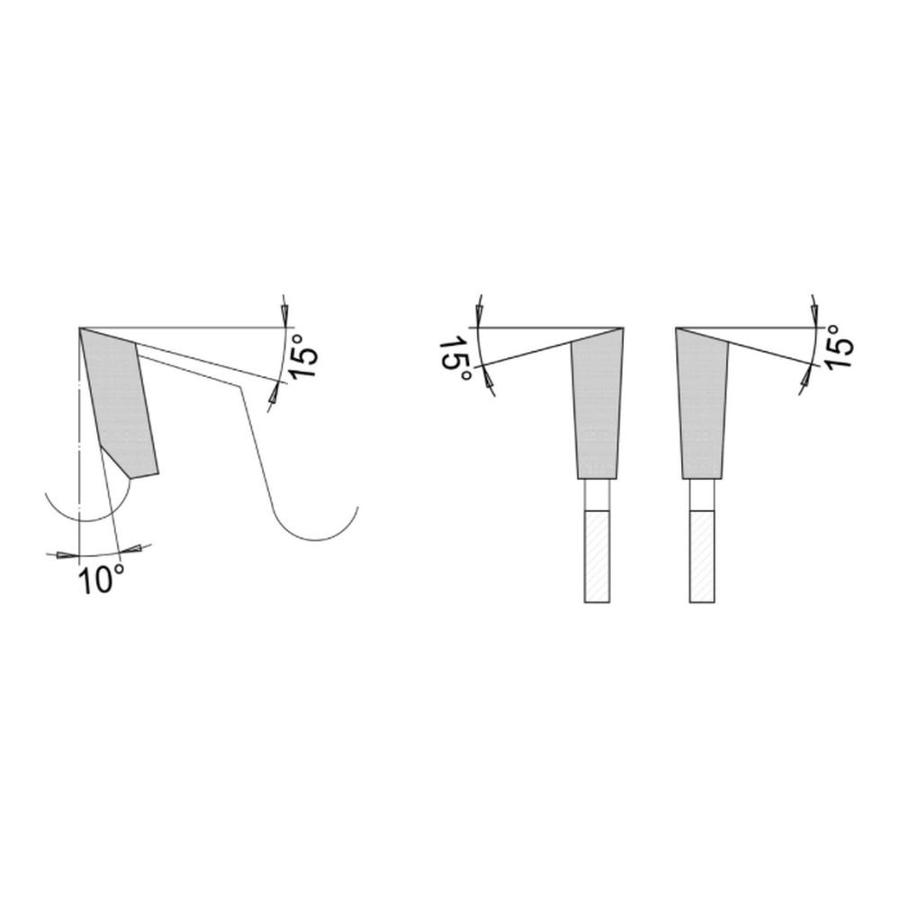 ZAAGBLAD T.B.V. THERMOPLAST Ø 180 MM, ASGAT 16 MM, B=2,20 MM, Z=72 WISSELTAND, HW Schulpen en afkorten