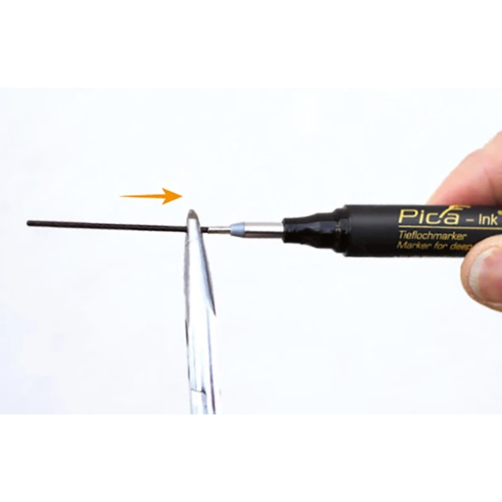Pica-Ink 150/46 Markeerstift voor diepe gaten zwart
