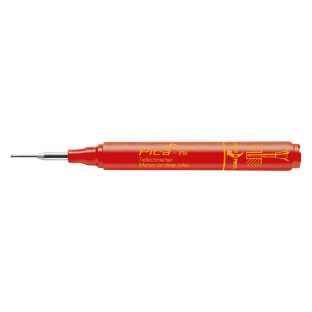 Pica-Ink 150/40 Markeerstift voor diepe gaten rood