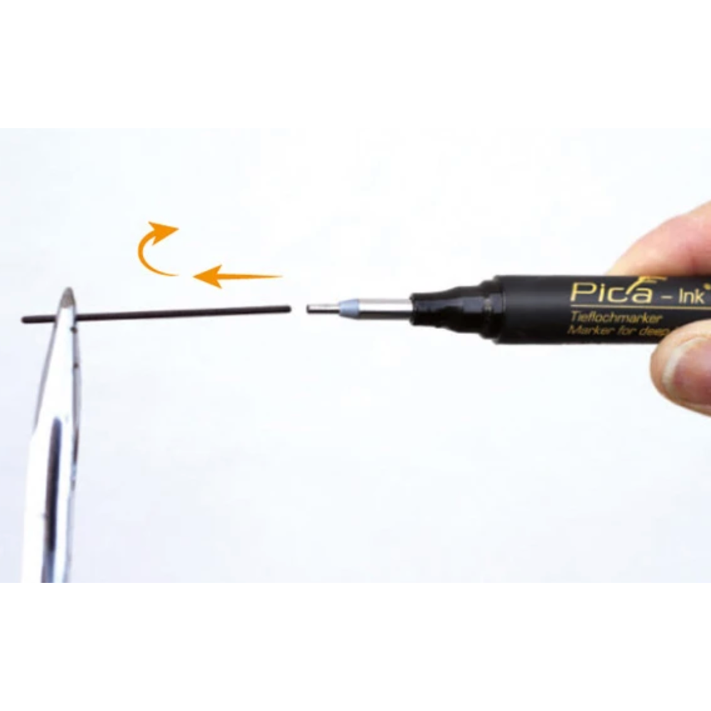 Pica-Ink 150/40 Markeerstift voor diepe gaten rood
