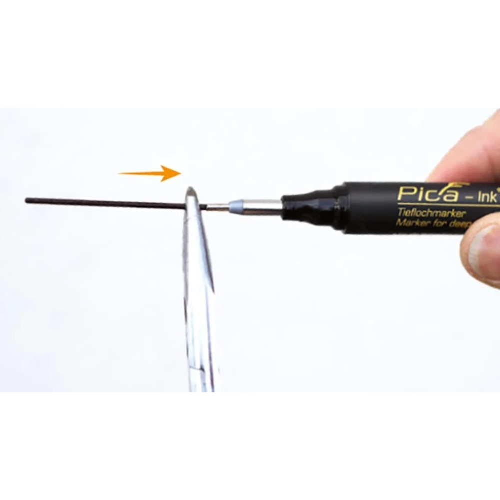 Pica-Ink 150/40 Markeerstift voor diepe gaten rood