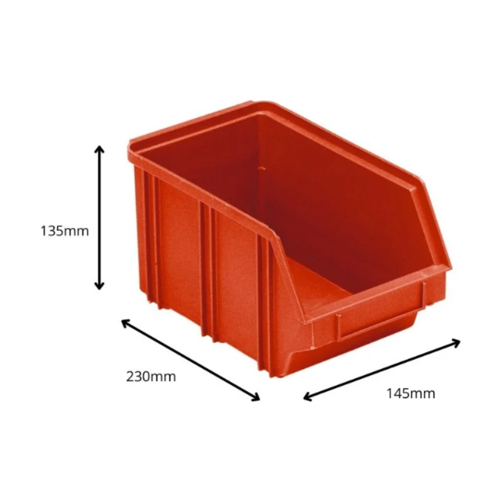 Stapelbakken B3 rood
