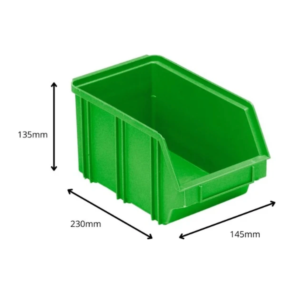 Stapelbakken B3 groen