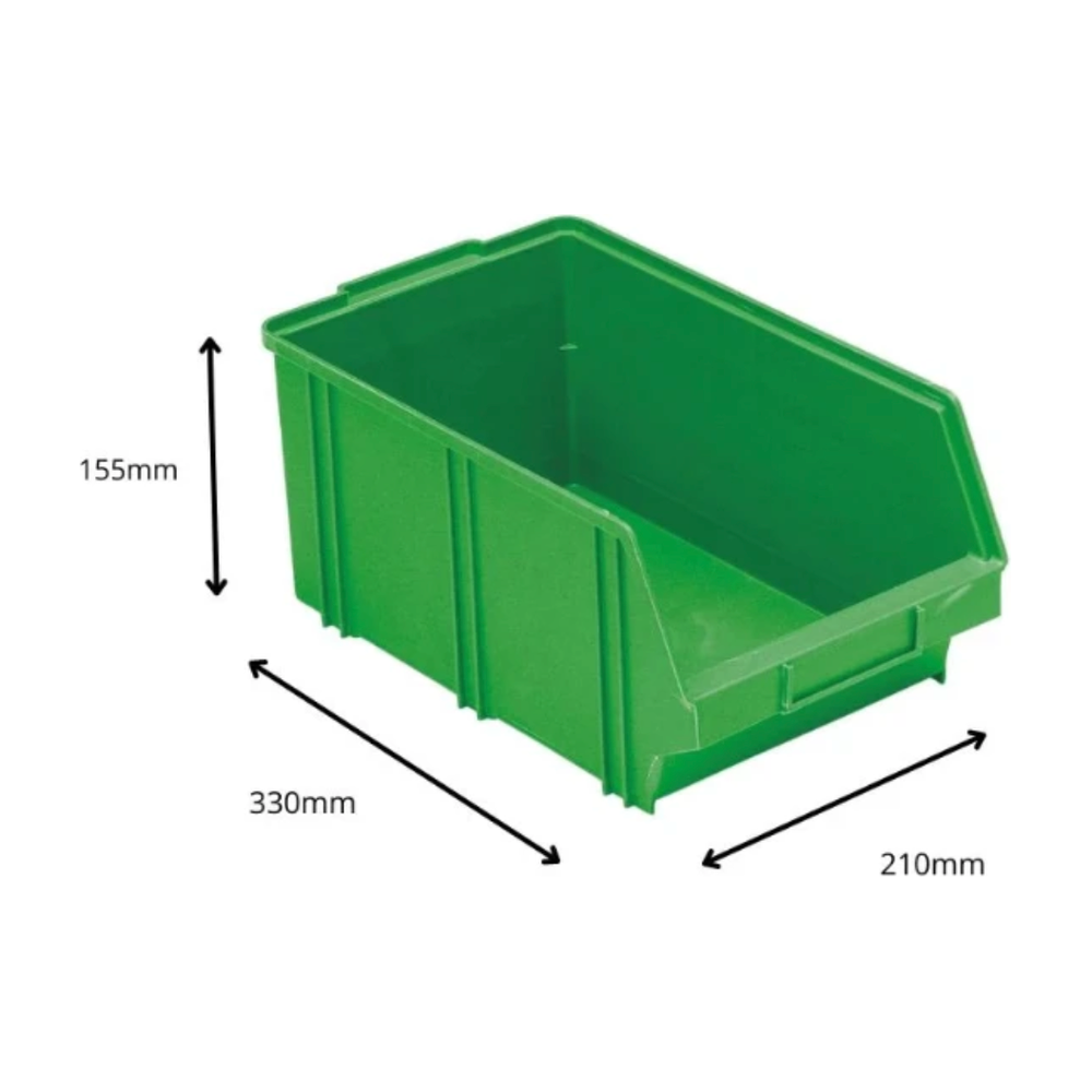 Stapelbakken B4 groen