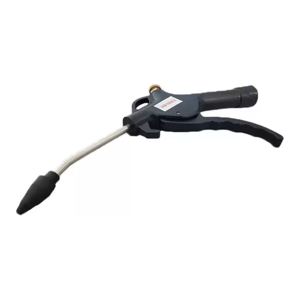 Blaaspistool met doorstroomregelaar