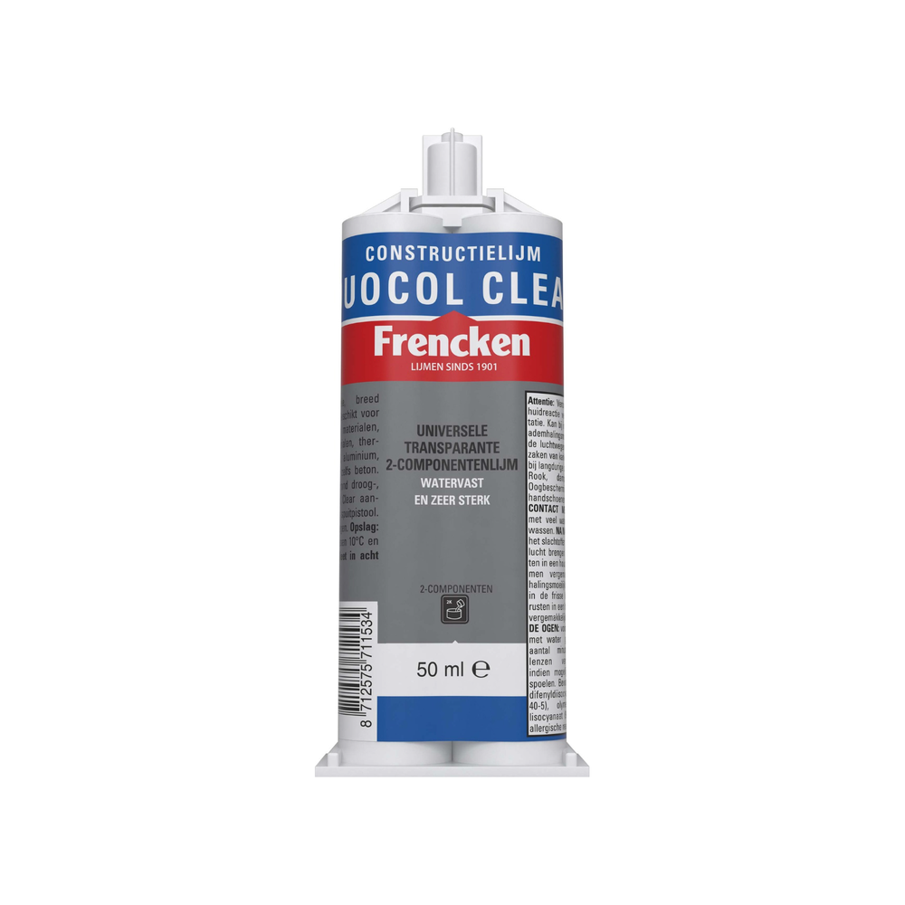 Constructielijm DuoCol Clear Koker 50 ml (12 stuks)
