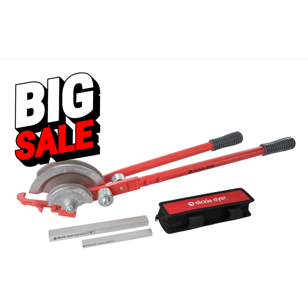 Dickie Dyer - 3-delige 'Heavy-Duty' pijpbuigerset 15 - 22mm