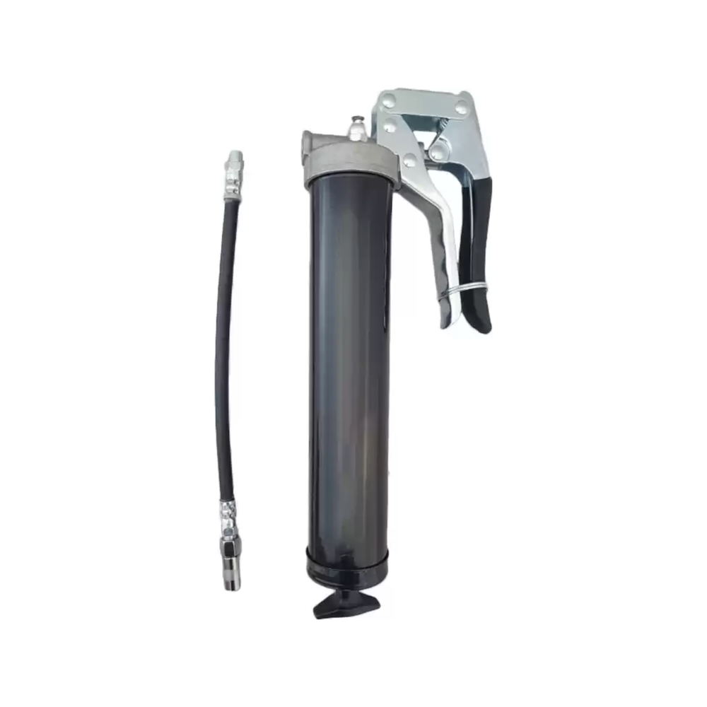 Handmatige zware vetspuit - pistoolstijl met slang en koppeling