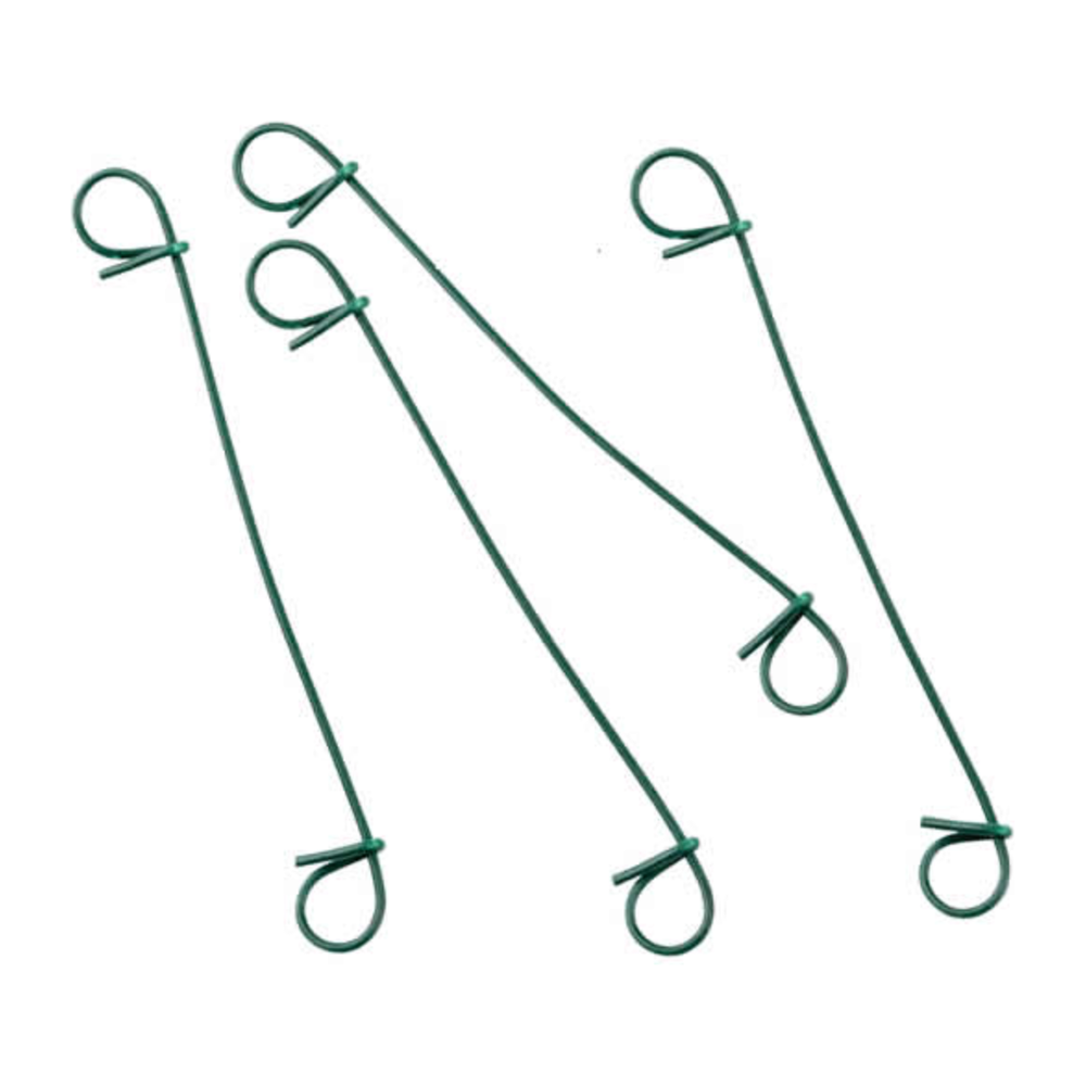 GROEN 200mm x 1000 stuks snelstropper cq drillbinders geplastificeerd