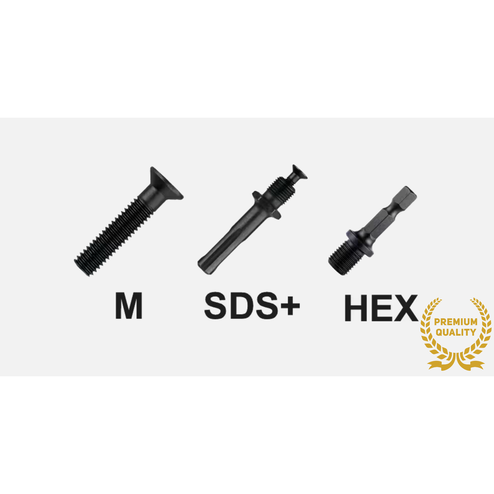 Phantom Toebehoren voor Boorhouders, bout voor boorhouders (links), SDS boorstift