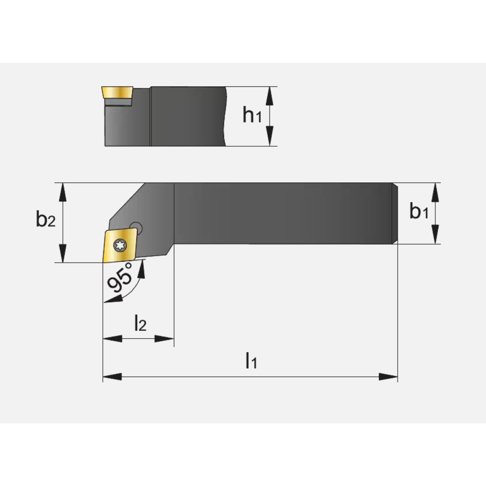 Phantom Wisselplaathouder, 95° SCLCR/L