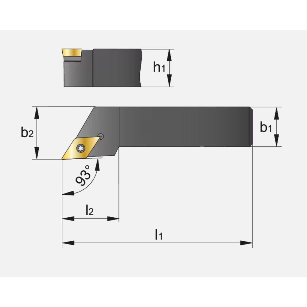Phantom Wisselplaathouder, 93° SDJCR/L