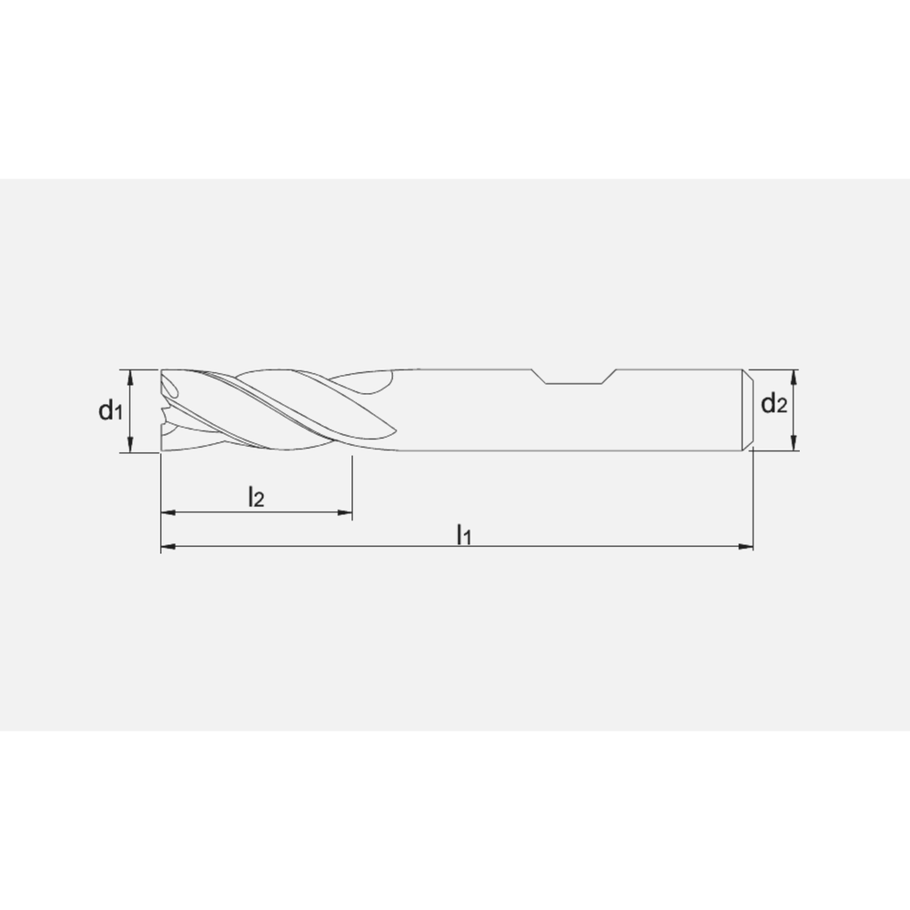 Phantom HSS-E PM Schachtfrees, meersnijder DIN 844-B kort, type N, AlTiN-X