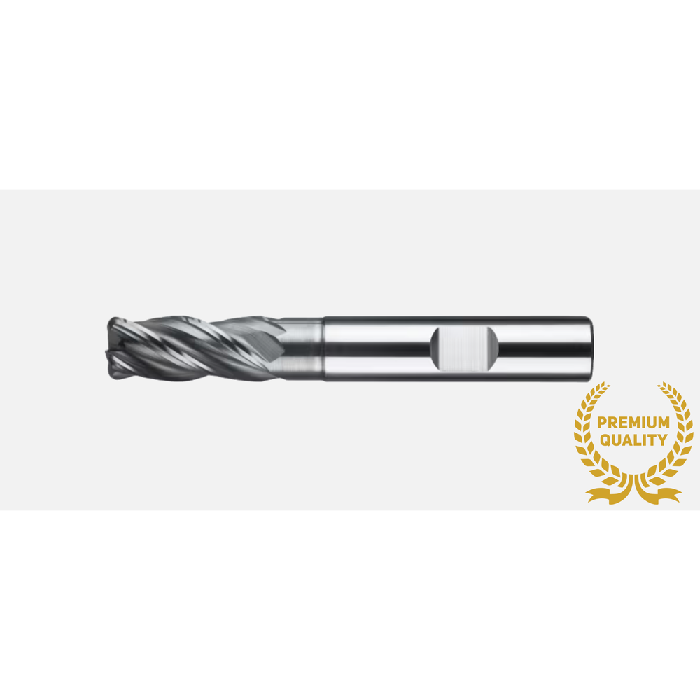 Phantom HP2 UNI volhardmetaal Vari-frees, 4-snijder 2xD/3xD AlCrN, kantradius